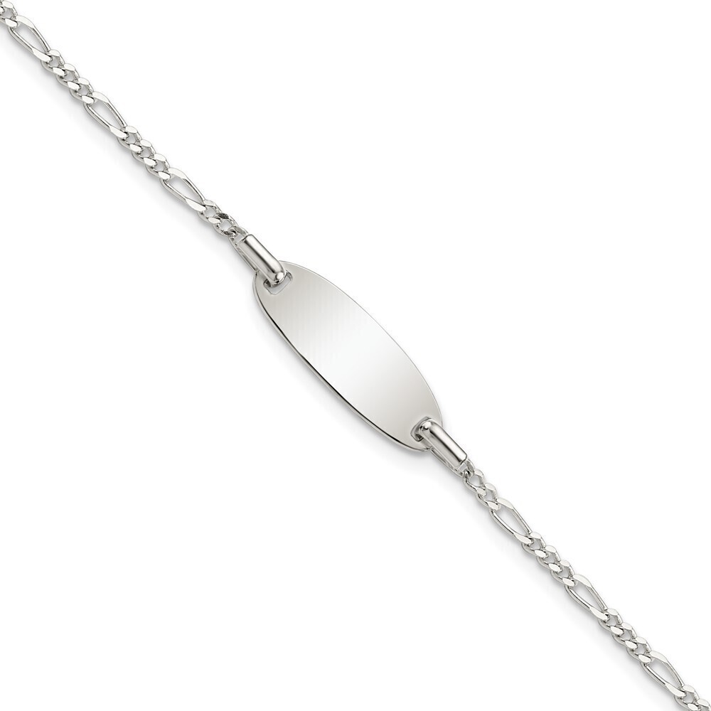 Kazi Luxury Sterling Silver Polished 6in ID Bracelet